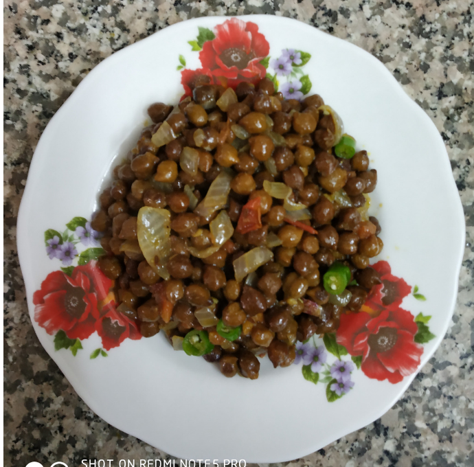 Masala Chana recipe or Spicy Black Chickpeas