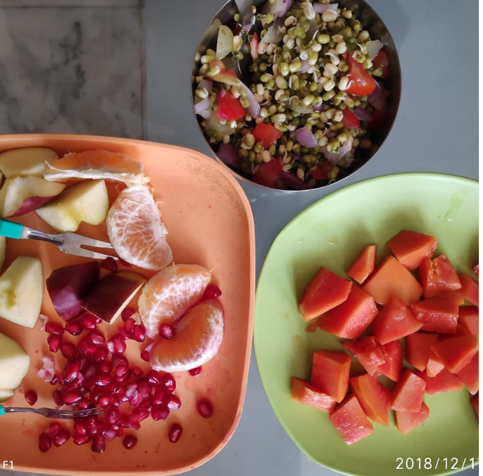 Sprouted Fruit Salad Recipe