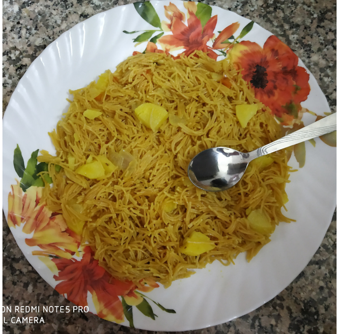 Salted Vermicelli or Jabe Recipe