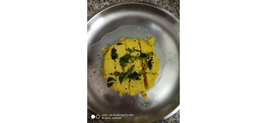 dhokla tempered