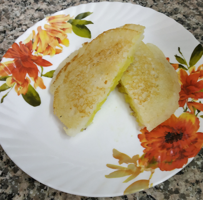 Semolina Pancake with Potato filling Recipe