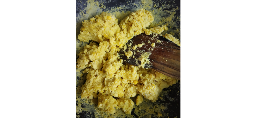 Chana daal paste cooking