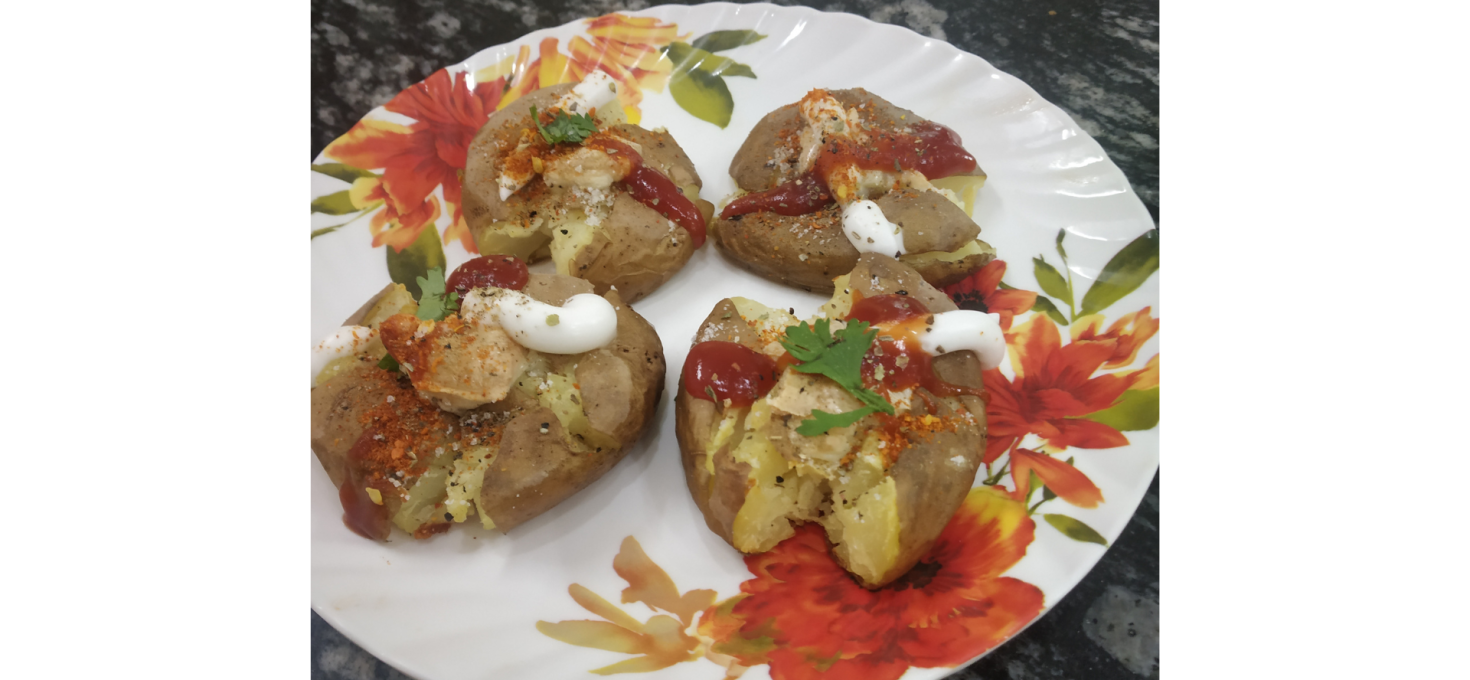 Crispy Cheesy Baked Potatoes Recipe