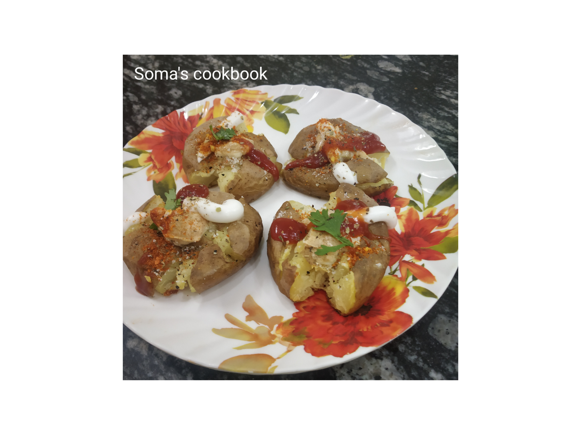 Crispy Cheesy Baked Potatoes Recipe - Soma's Cookbook