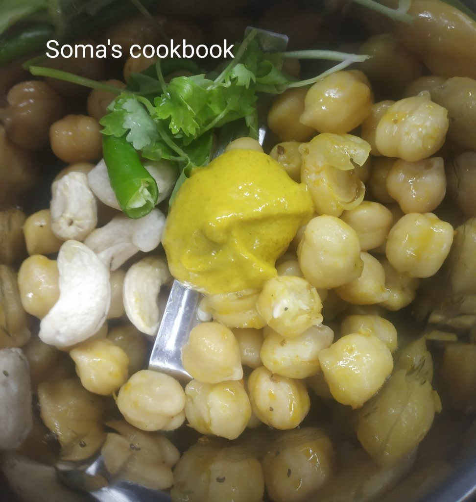Cashew and Hummus Dip ingredients